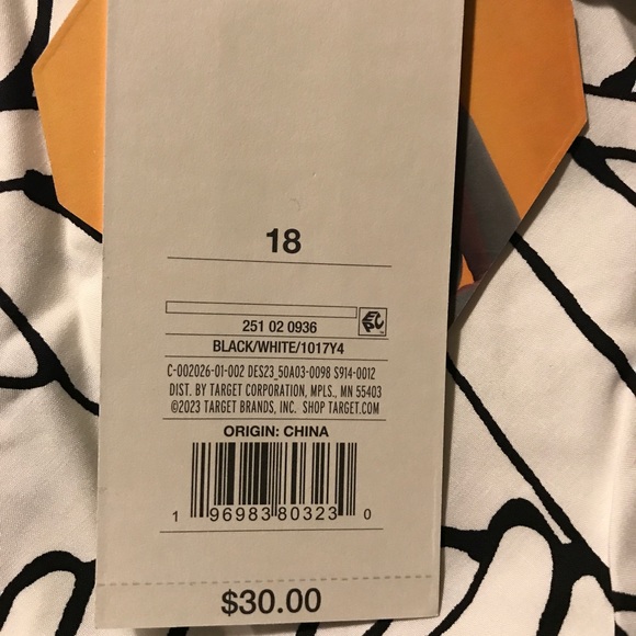 Sketch Palm Leaf Print Wrap Tie One Shoulder Top - Picture 10 of 16